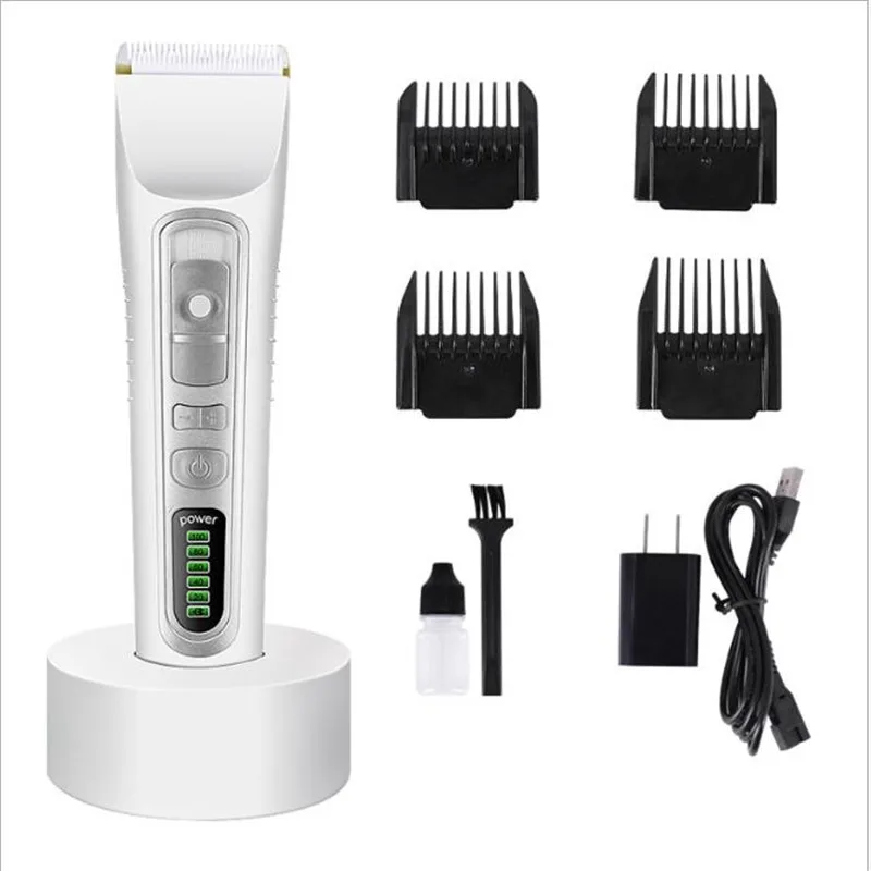 

Professional Haircut Machine Cordless Hair Clipper Electric Barber Trimmer Quiet Safely Cutter Blade Adult Hairstyle Shaver Kit