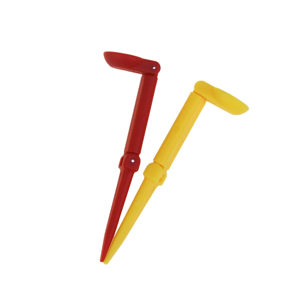 Tees Unbreakable Rotatable Foldable Plastic Golf Tees Reduce Friction Side Spin Tee For Golfing Practice