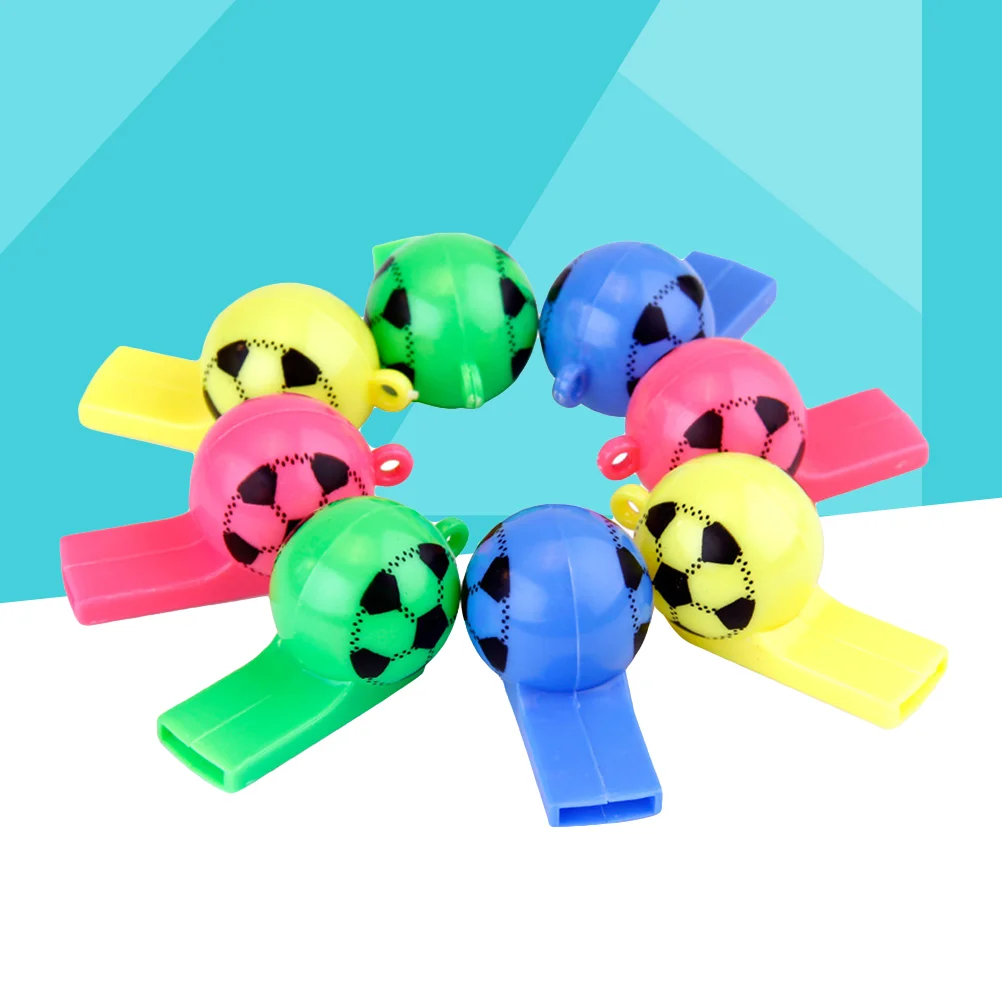 

25pcs Football Whistle Referee Colorful Cheerleading Party Favor for Kids