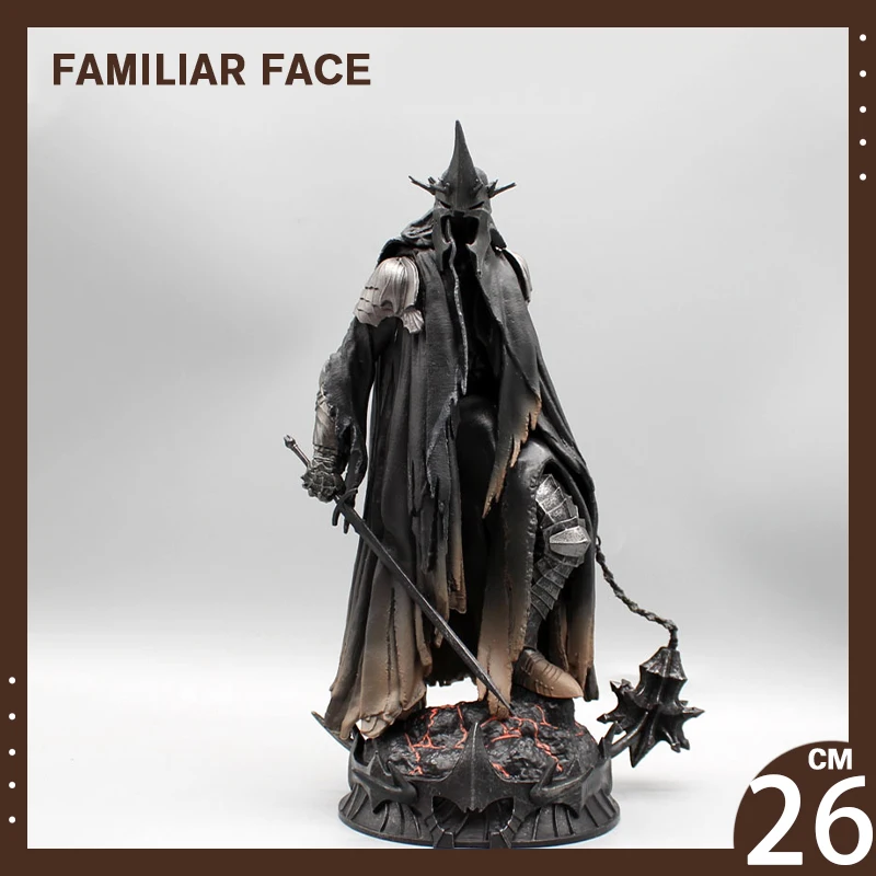 

26cm Lord of Rings Anime Figure Witch-king Of Angmar Figurine Nazgul Ringwraith Statue PVC Model Figures Doll Ornament Toy Gifts