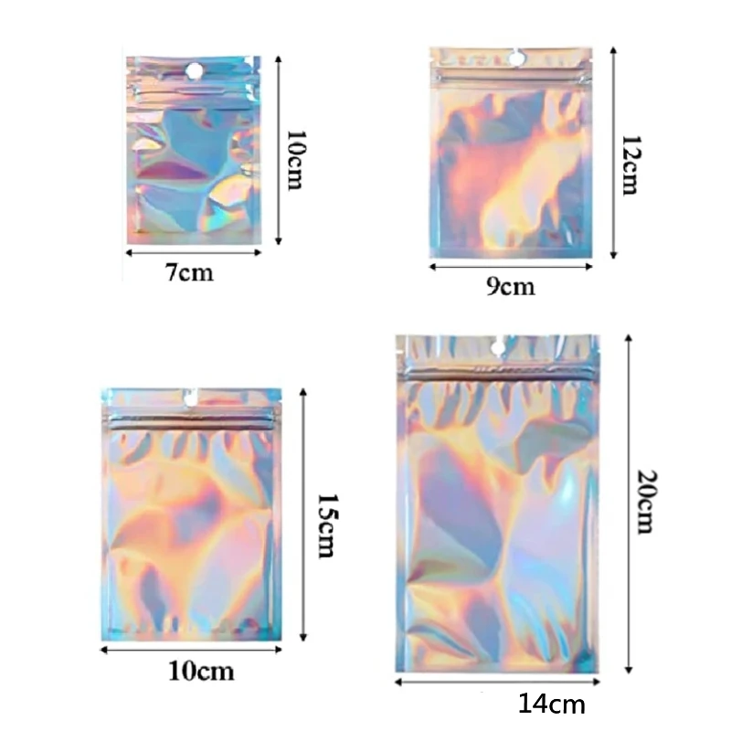 Пакеты с застежкой-молнией из фольги 50-200