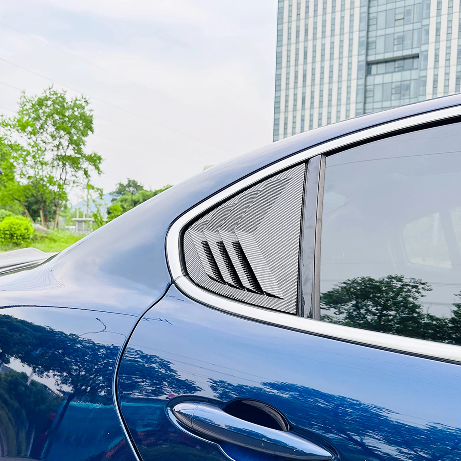 Боковое окно жалюзи накладка на лобовое стекло для Alfa Romeo Giulia 2015-2023