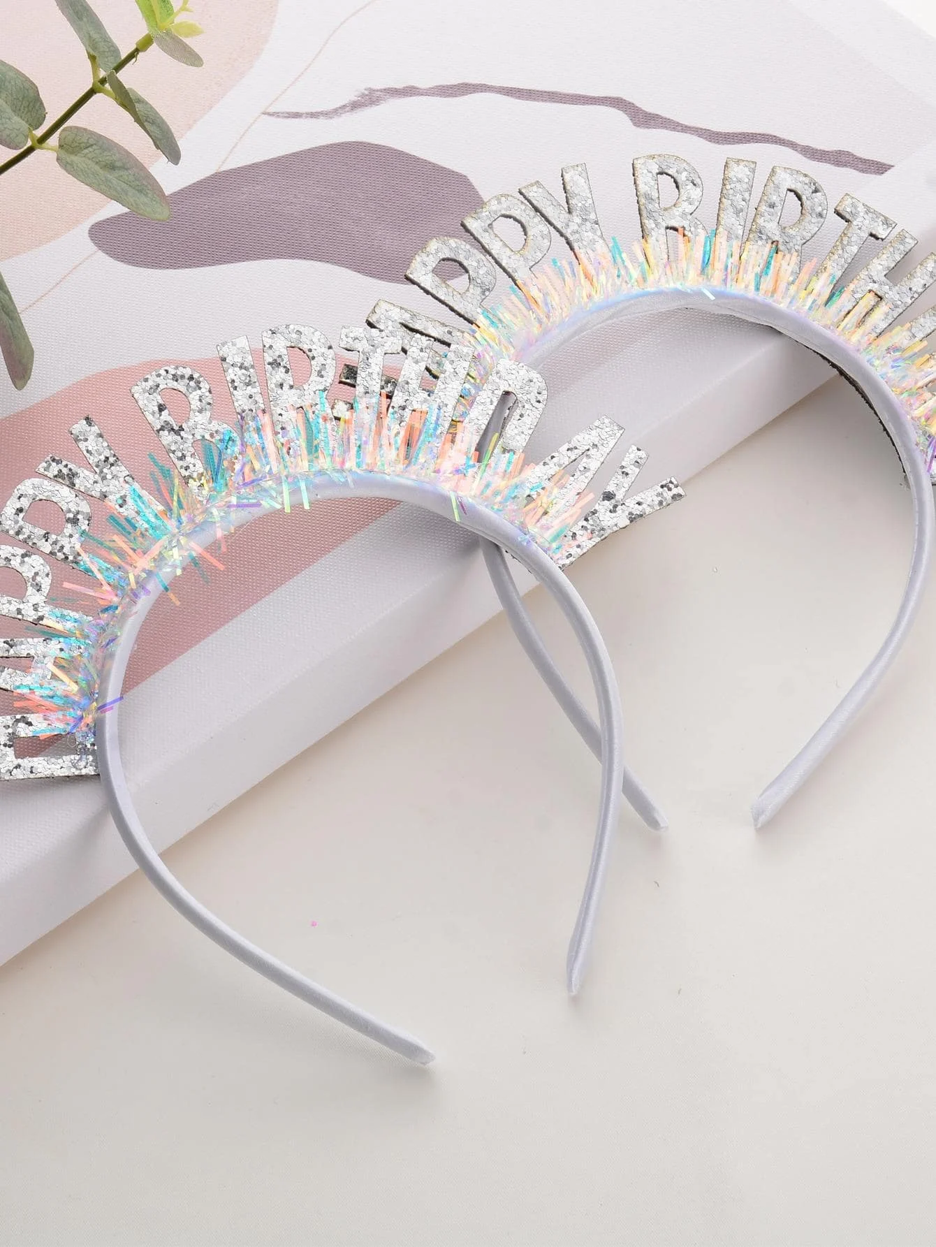 Обруч для волос на день рождения 5 цветов