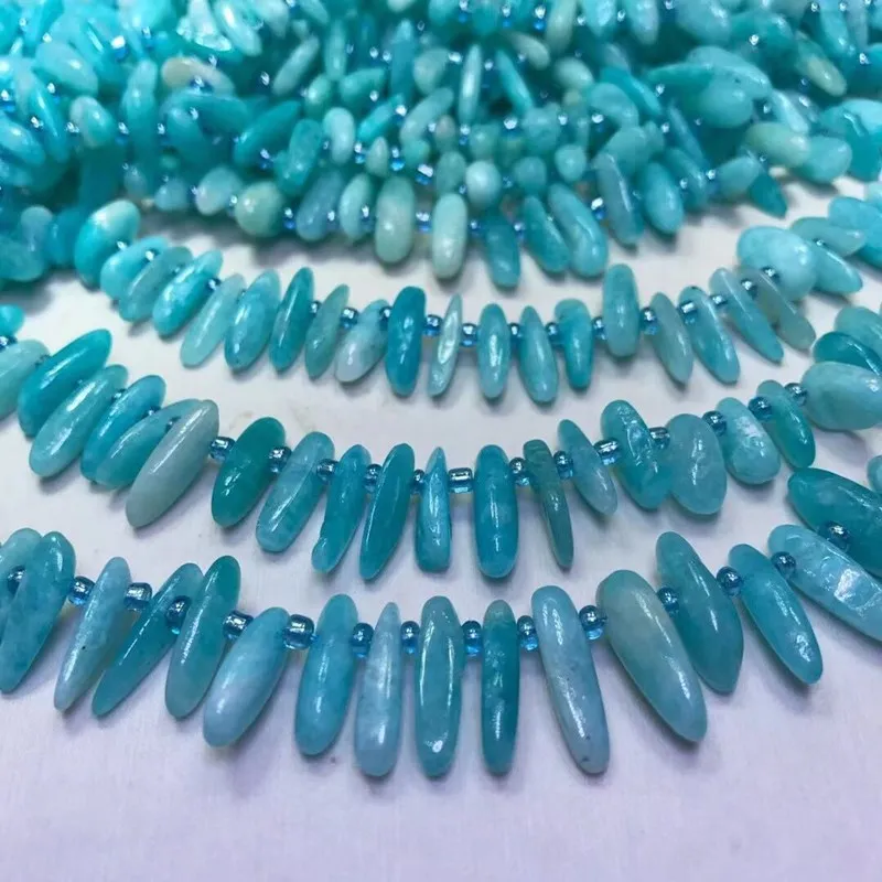 Бусины россыпью зеленый Амазонит барокко 6-8 мм оптовая продажа для самодельных