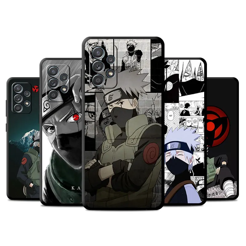 

Blood Wheel Eye Kakashis Case For Samsung Galaxy A52 A12 A32 4G 5G A21s A03 A22 A31 A50 A51 A71 A72 A20e A13 Black Soft Cover
