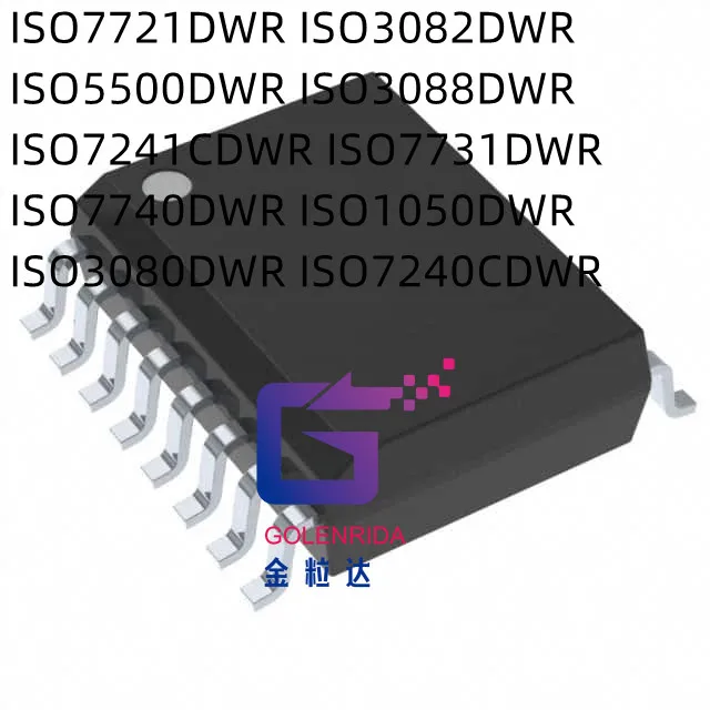 

10 шт., ISO7721DWR, ISO3082DWR, ISO5500DWR, ISO3088DWR, ISO7241CDWR, ISO7731DWR, ISO7740DWR, ISO1050DWR, ISO3080DWR, ISO7240CDWR, IC