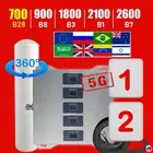 Новый ретранслятор сотового усилителя ретранслятора b28 b8 3 1 7 700 900 1800 2100 2G 3G 4G