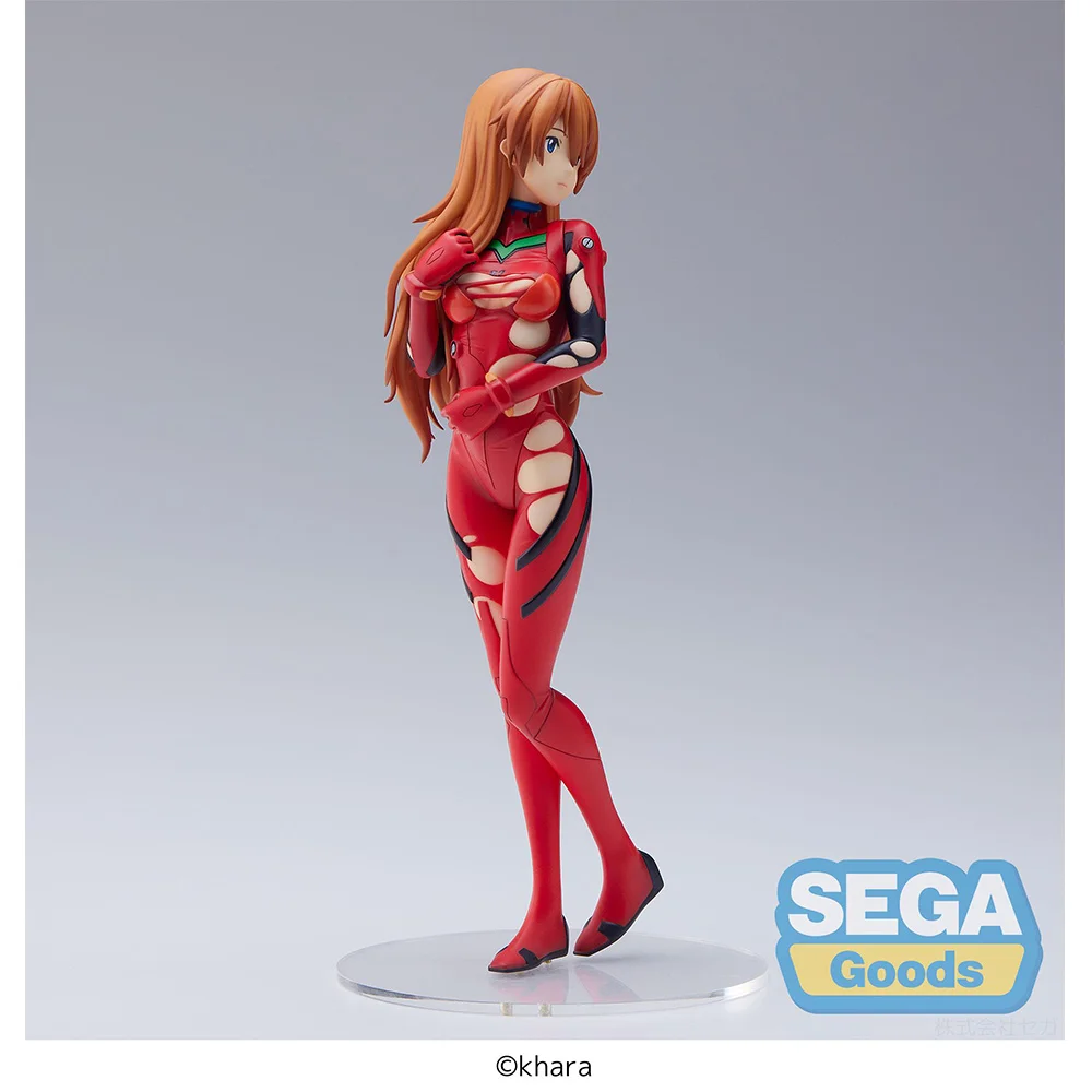 

Original SEGA Neon Genesis Evangelion Eva Asuka Langley Soryu Anime Model Figure Action Figurine Model 21Cm Toys for Boys Gift