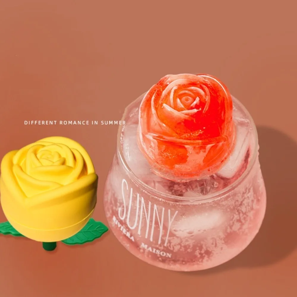 Силиконовая форма в виде розы с одним отверстием цветочная для шоколада конфет