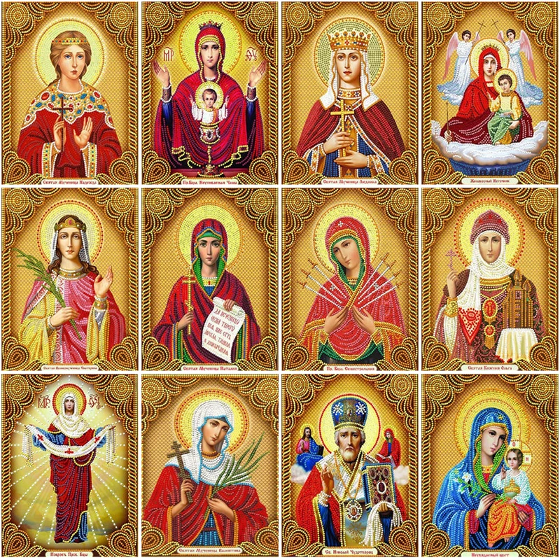 Алмазная картина для православной церкви религиозная мозаика религиозные