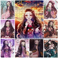 demon slayer jigsaw puzzle 3005001000 pcs puzzles japanese anime creative childrens educational game adult decompression toys