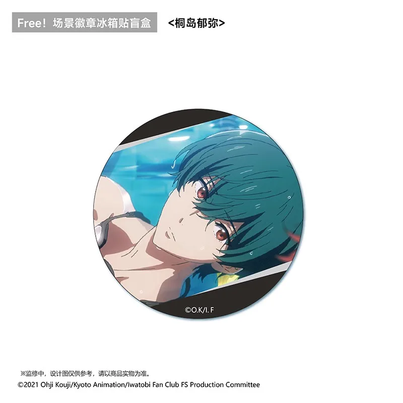 Stock Original TAPIOCA Nanase Haruka Rin Matsuoka Ikuya Kirishima Natsuya Sosuke Yamazaki Kisumi Shigino refrigerator magnet