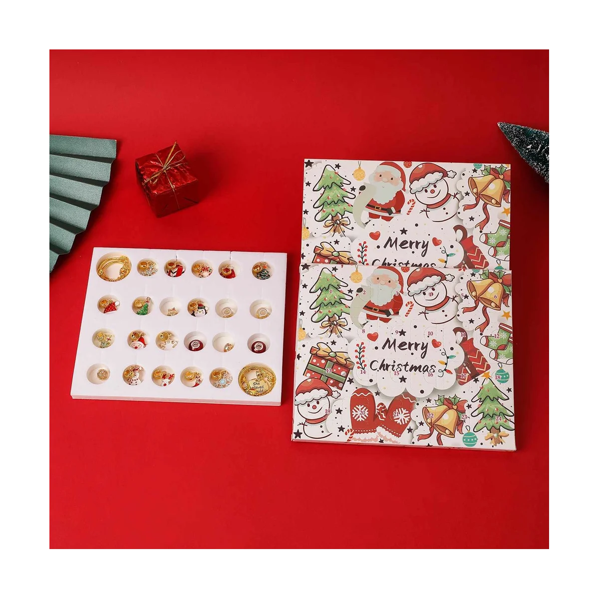 Календарь с рождественскими мотивами календарь обратным отсчетом для девочек на