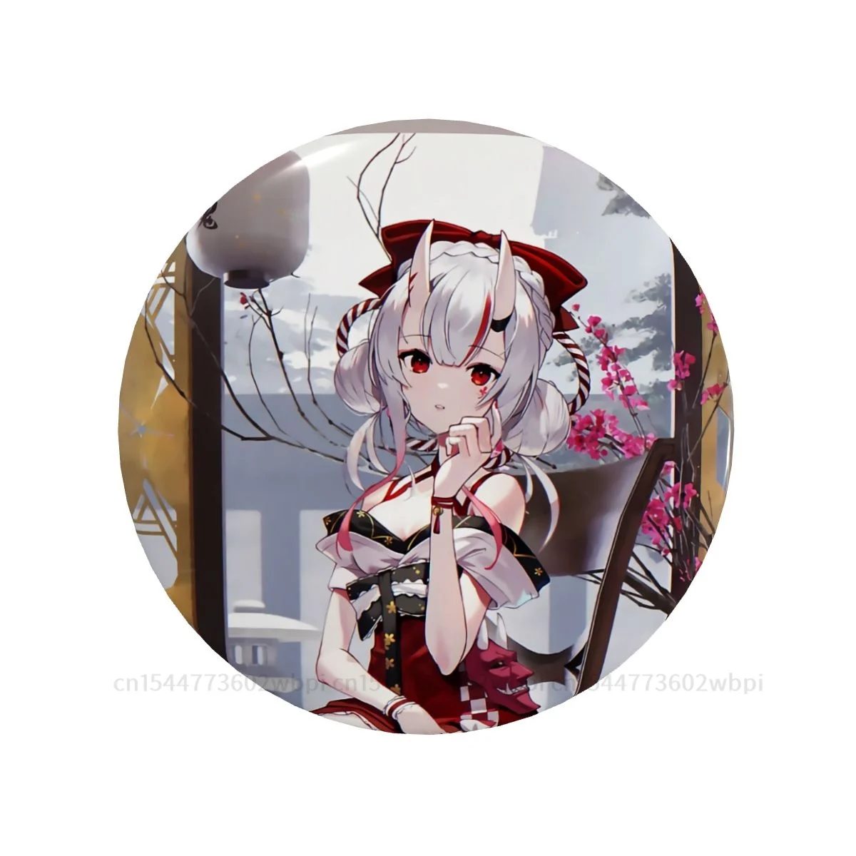 

Ayame Nakiri Badge Hololive, виртуальная группа хоста, металлическая брошь, модная мягкая булавка для кнопки, креативный подарок, воротник, Декор