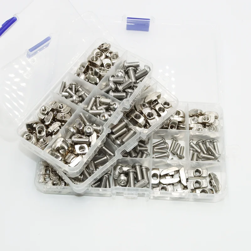 Винт с шестигранной головкой и Т-образной гайкой из нержавеющей стали 304