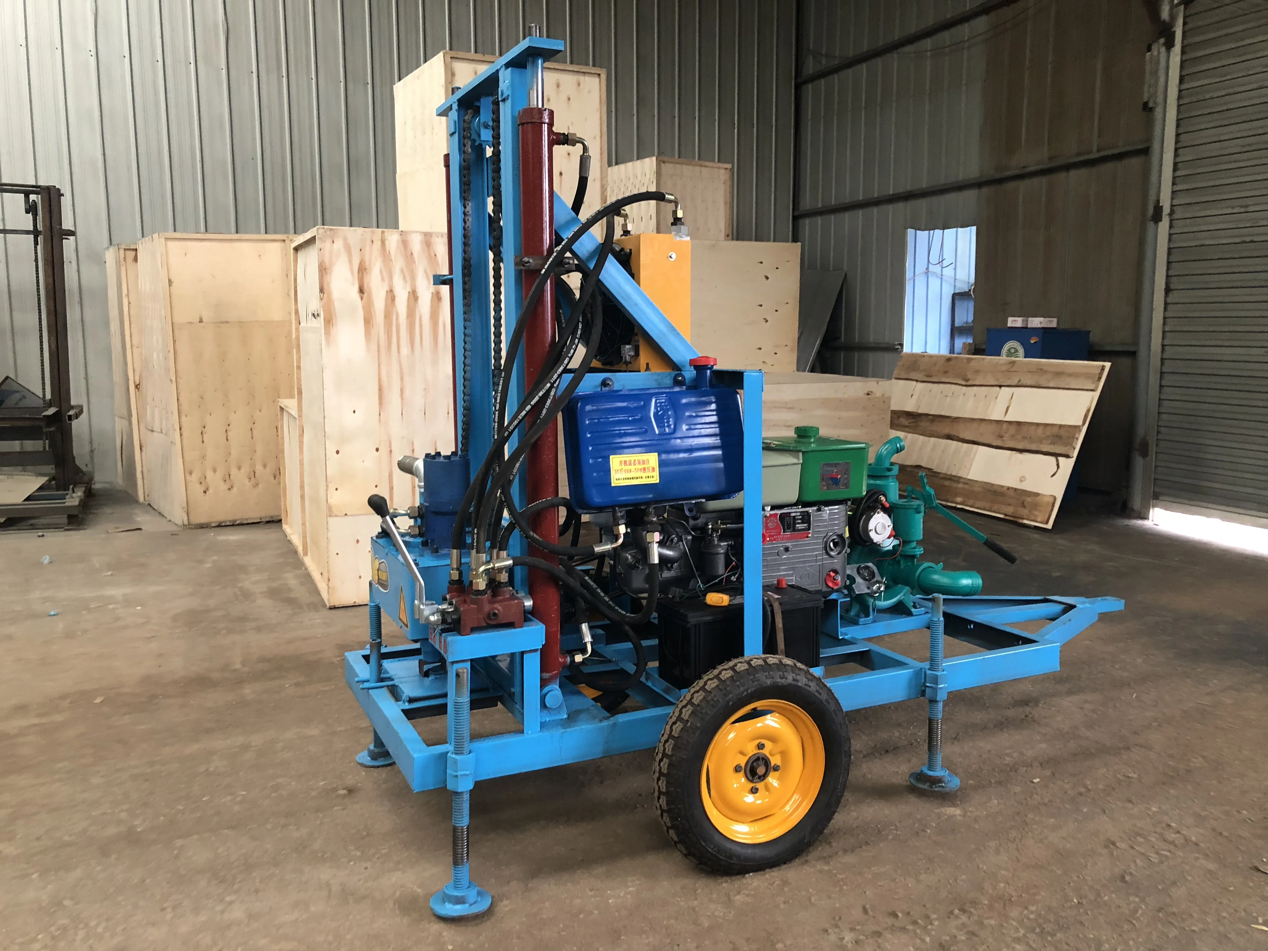 Буровая установка для глубоких скважин на 150 м. сверл и питьевой воды со скидкой.