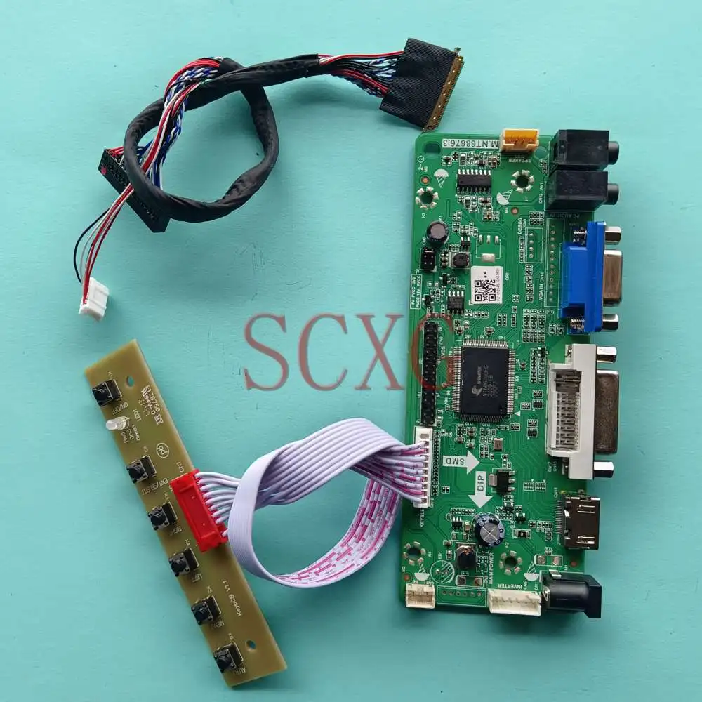 

DIY Kit Fit LP173WD1-TLE1 LVDS 40 Pin 17.3" HDMI-Compatible DVI VGA 60Hz 1600*900 Notebook Panel LCD Screen Controller Board