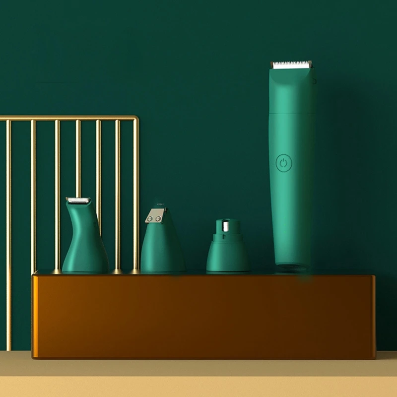 

4 in 1 Dog Hair Clippers Pet Grooming Nail Trimmer Quiet Tools Paw Hair Remove Recharge Electric Shaver Clippers