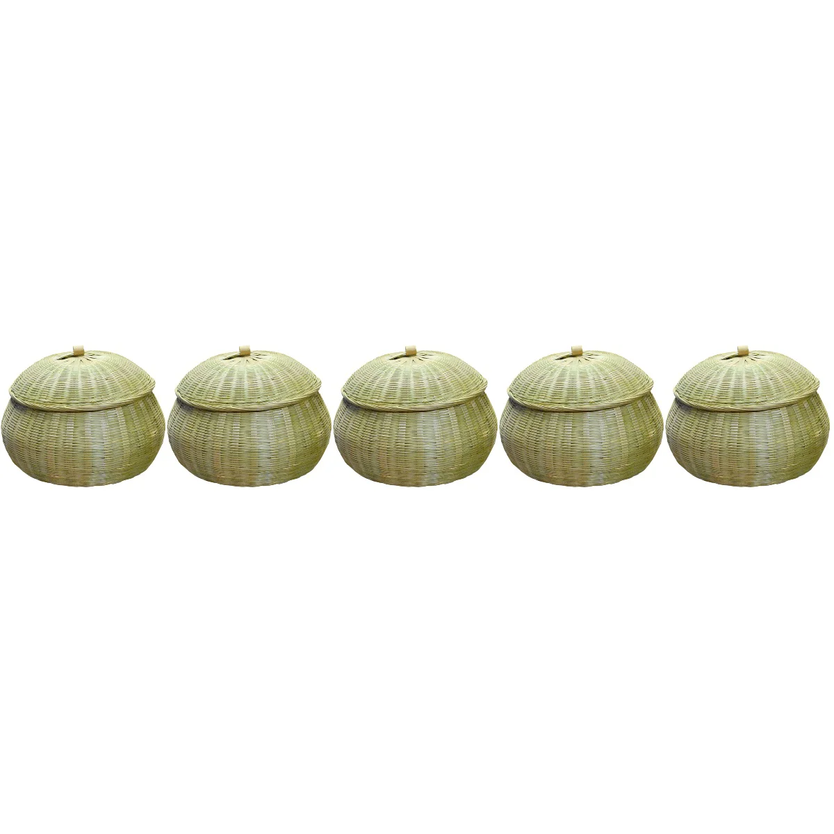 5x Woven Basket Storage Bin Cosmetics Basket Decorative Woven Basket Storage Basket Basket Woven Storage Basket