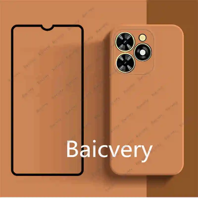 Задний бампер для Itel A70 противоударный силиконовый красочный чехол Мягкий ТПУ