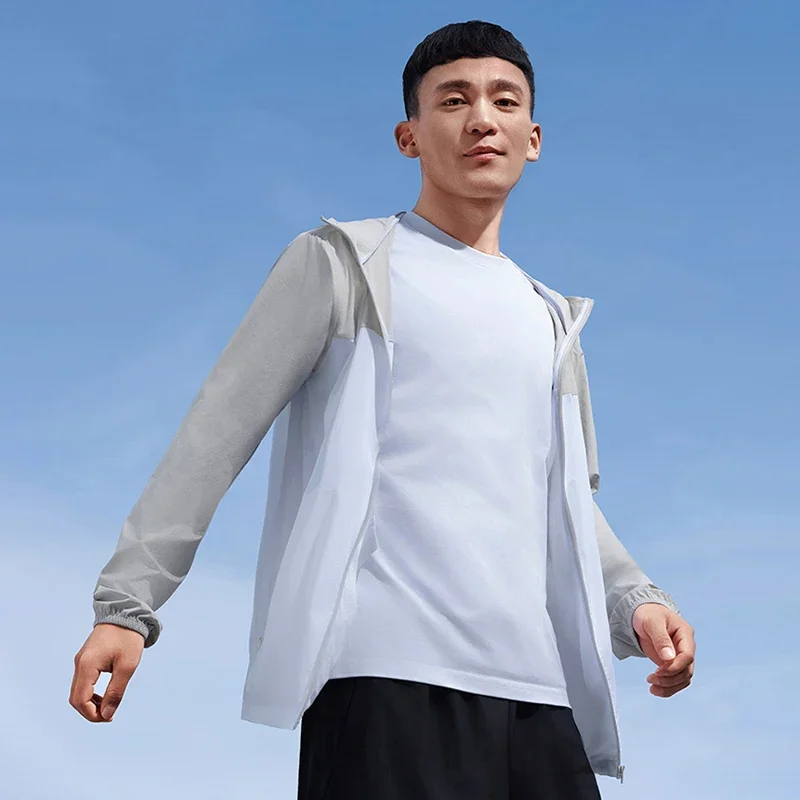 QIAODAN солнцезащитная одежда для мужчин новинка 2024 UPF100 + высококачественная