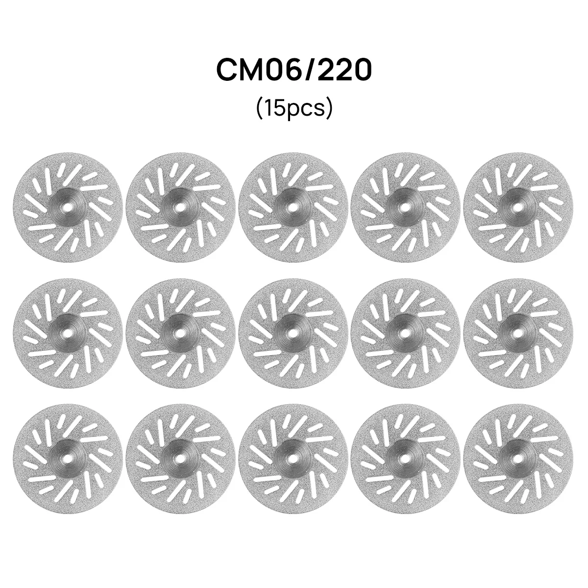 15PCS AZDENT Dental 0.20mm Ultra-thin Diamond Cutting Disc Double Sided Disk For Polisher Machine Lab Polishing Tools - купить по