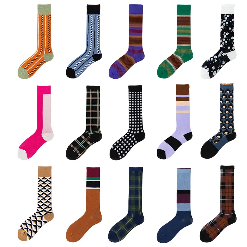 

Socks female mid-thigh calf and knee pile long socks Japan and Korea net red wear fashion trend spring and autumn cotton socks