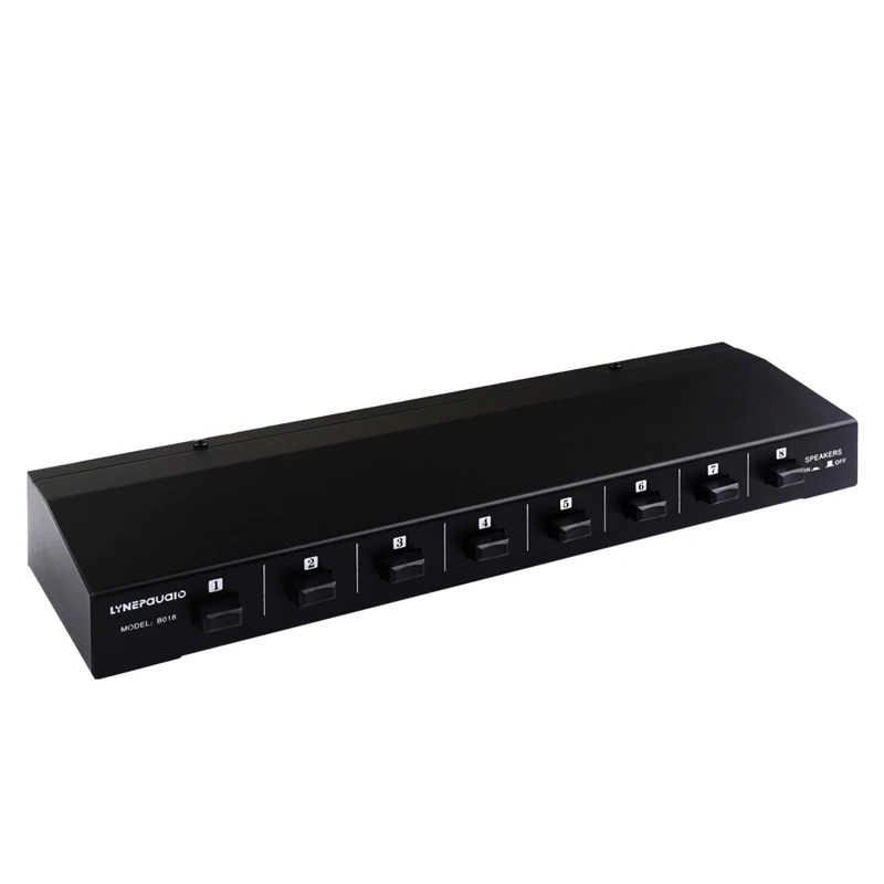 1 In 8 Out Power Amplifier And Loudspeaker Box Switcher/Loudspeaker Switch Distribute Device/Compare Device