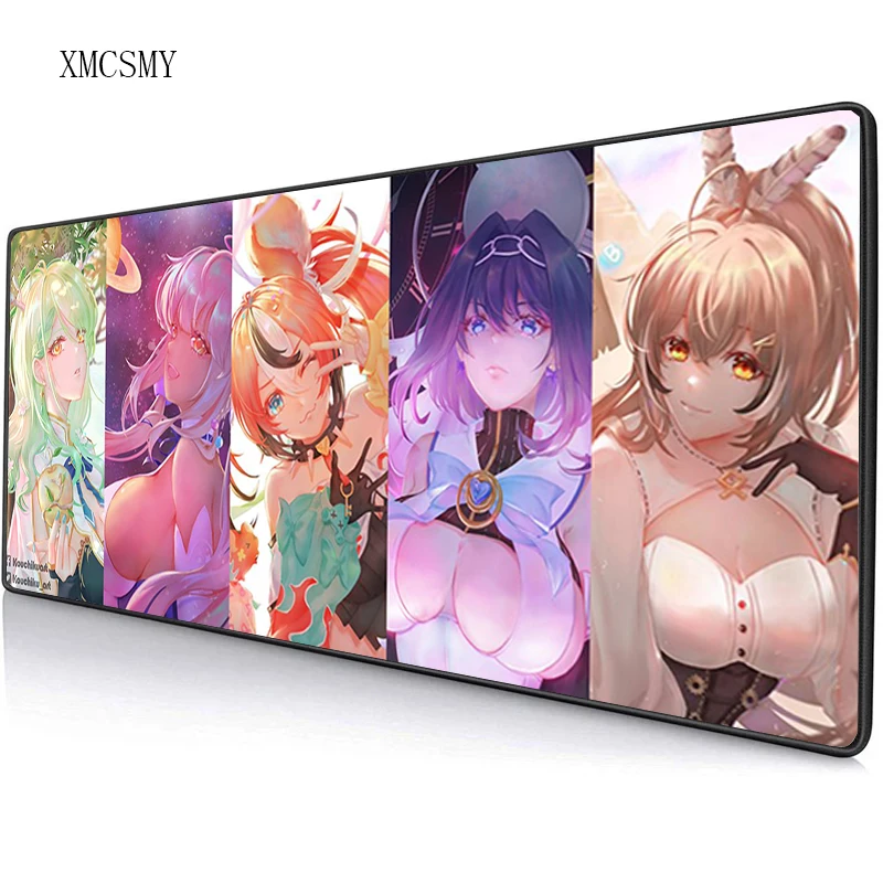 Azur Lane Sexy Mouse Pad Large Desk Mat Anime Mousepad Pc Gamer Kawaii Mouse Mats Gaming Accessories Cute Extended Mouse Pads