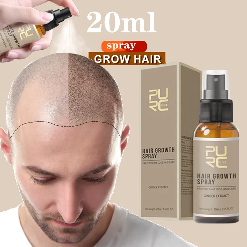 

Purc Hair Growth Spray Fast Growing Treatment Hair Loss Thinning Thickening Conditioning Spray Hair Care Products 30ml