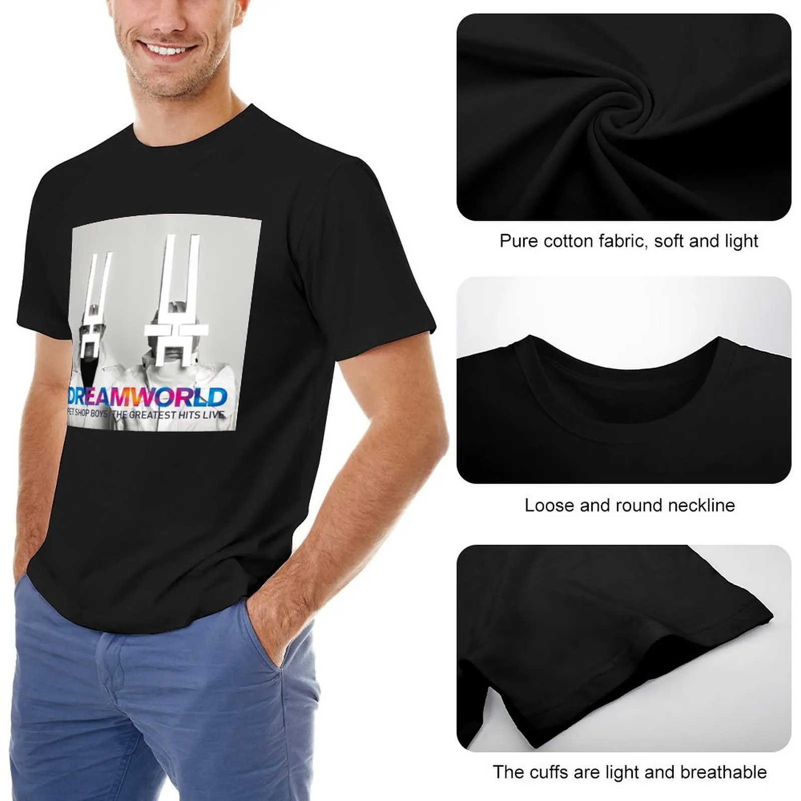 Pet Dreamworld Hits Tour 2022 masept T-Shirt funny costumes oversize t-shirts man new edition mens graphic