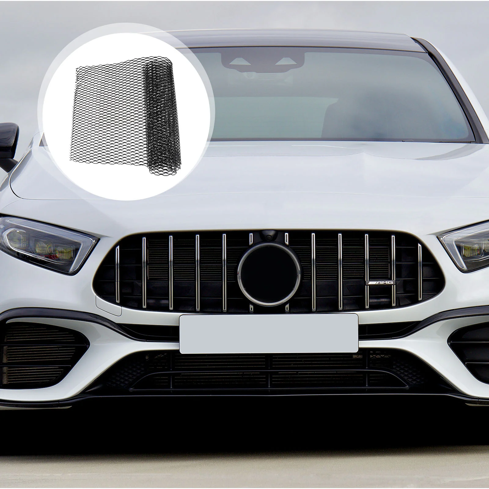 

1 Roll Aluminum Alloy Car Front Bumper Grille Guard Universal Car Grill Mesh