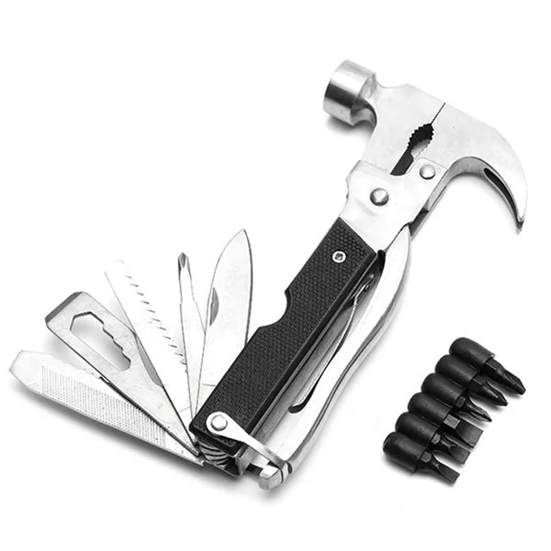 

Multitool Camping Tool Folding Knife Pliers Multipurpose Tool for Survival Hatchet Axes Hammer Screwdriver Safety Hand Tools