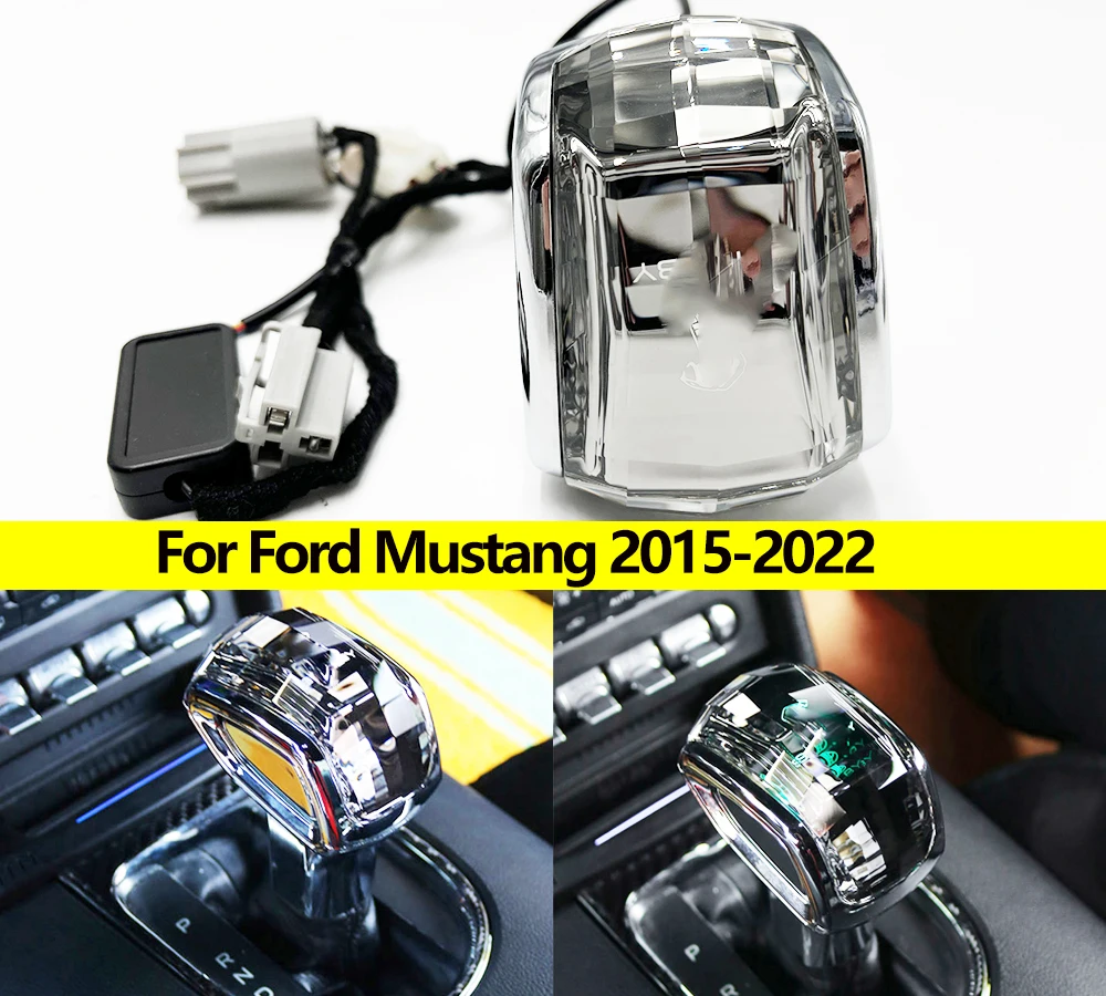 

Для Ford Mustang 2015-2022, ярко-красный цвет, искусственный цвет, рукоятка переключения передач, воротник, крышка, ручка переключения передач, оболочка