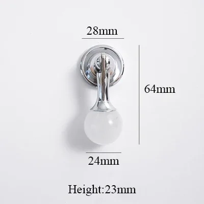 

Латунные ручки для шкафов TINYHOB с розовым хрусталем