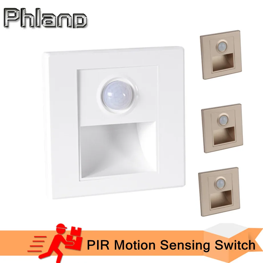 Настенный светильник с пассивным ИК датчиком движения 1 5 Вт датчик человеческого