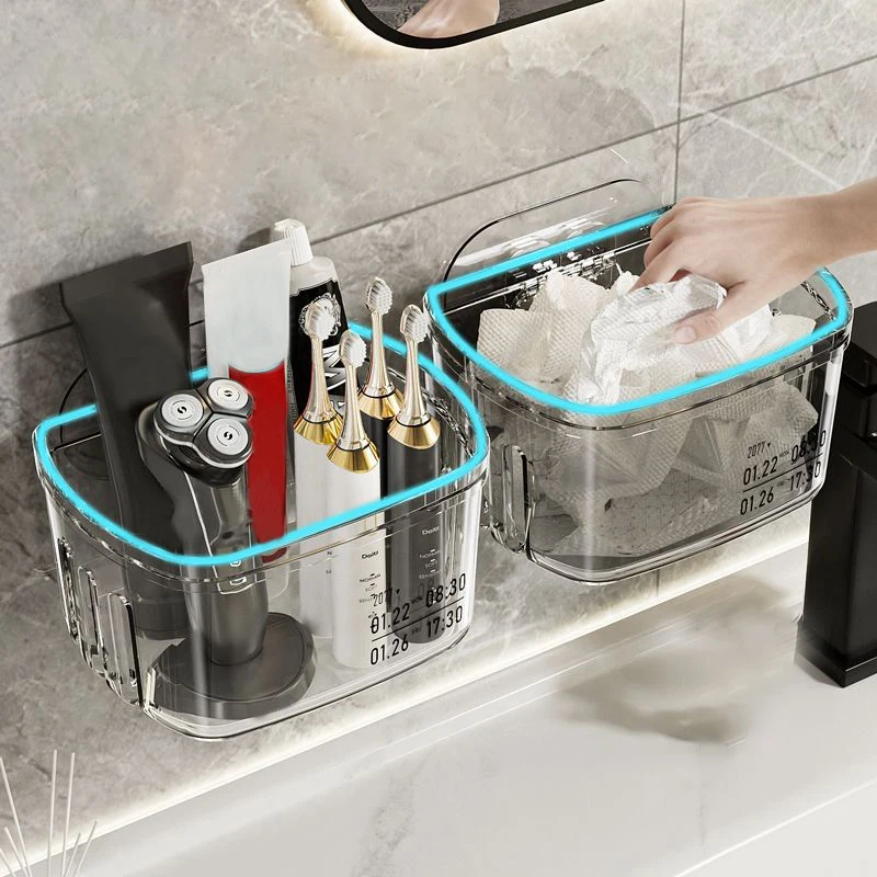 Пластиковая кухонная коробка для гаджетов многофункциональная корзина хранения