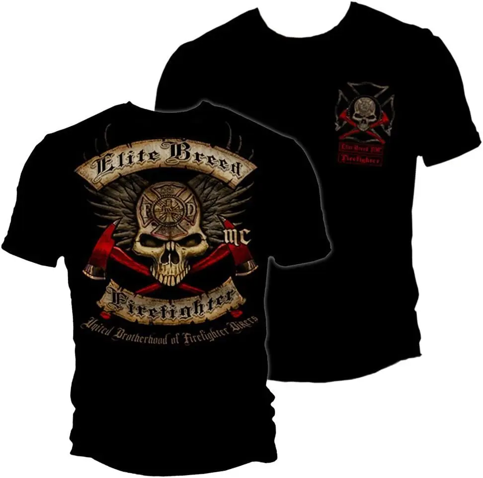 Футболка пожарного Erazor Bits | Байкерская рубашка Elite Breed THD009