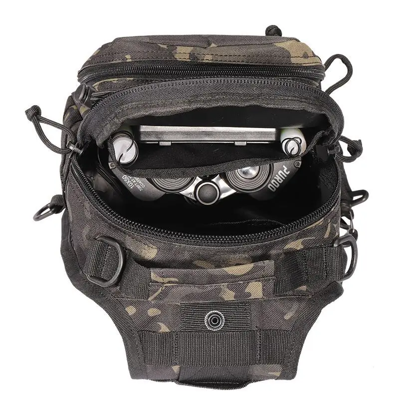 Tactical Shoulder Bag Hunting Riding Hiking Bag Waterproof Equipment Durable Nylon Molle System Backpack Pistol Case Range Bag