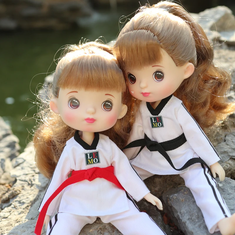 Симпатичная резиновая кукла лимонная Хайя тхэквондо набор кукол bjd 1/8 | Игрушки и