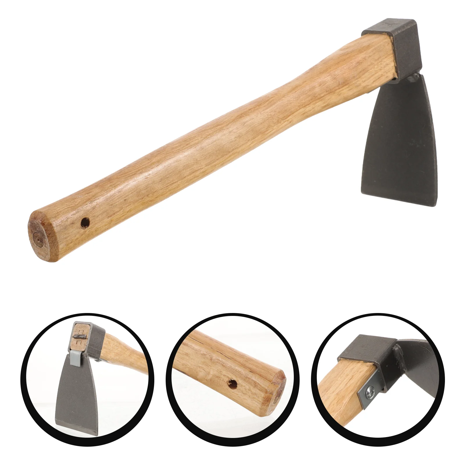 

Handheld Small Hoe Steel Forged Hoe Gardening Weeding Tool Farming Tool