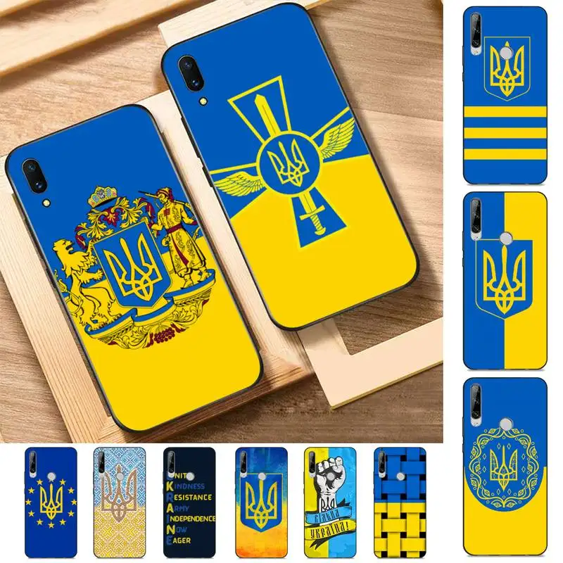 

Ukraine Flag Phone Case for Huawei Y 6 9 7 5 8s prime 2019 2018 enjoy 7 plus