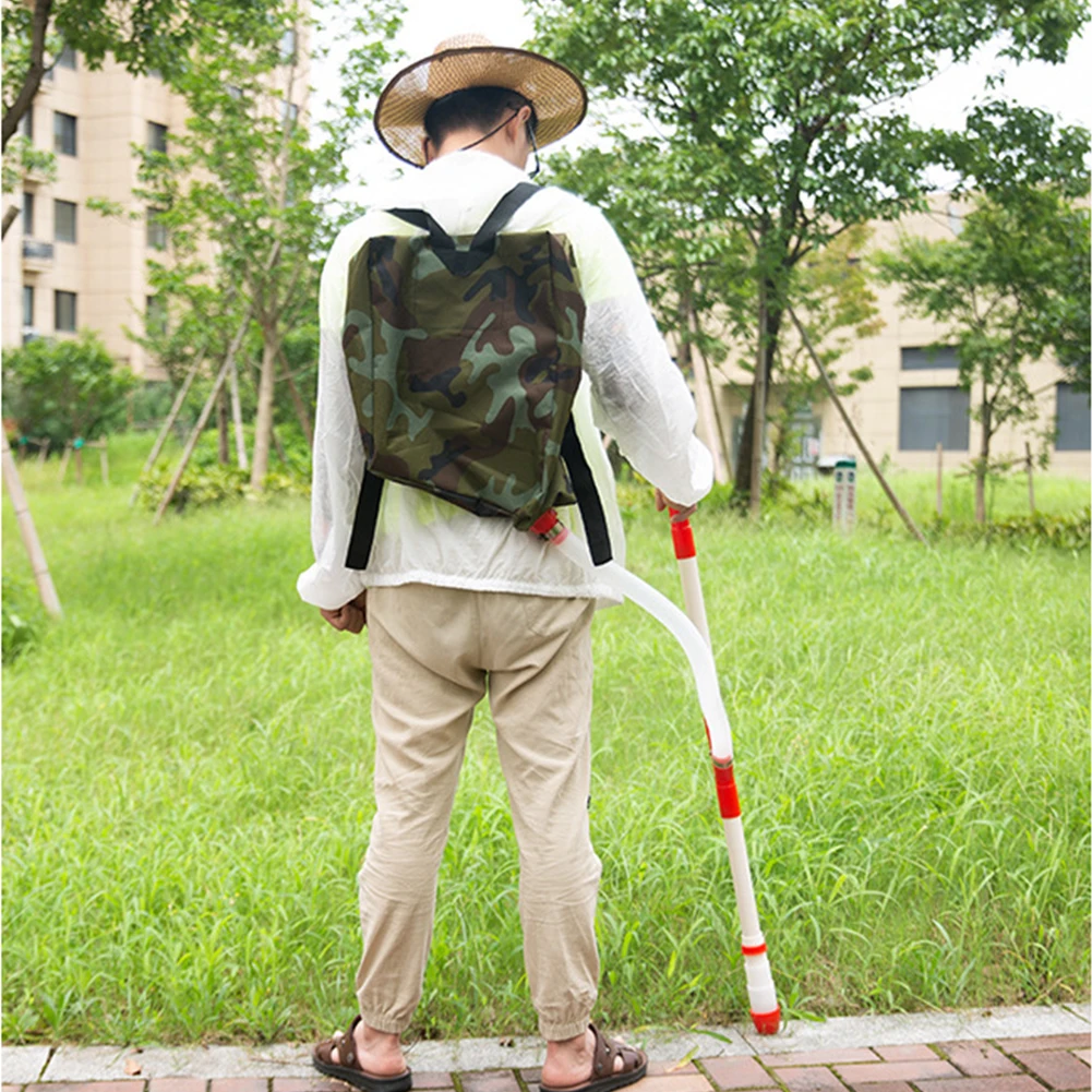 Инструмент для разбрасывания удобрений в одной трубке с сумкой экономия труда