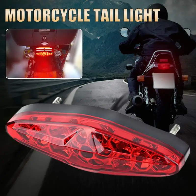 

Universal Motorcycle Waterproof Shockproof Led Lamp Light Source Taillight Brake Light 12v Running Light Fit On Most Motorcycles
