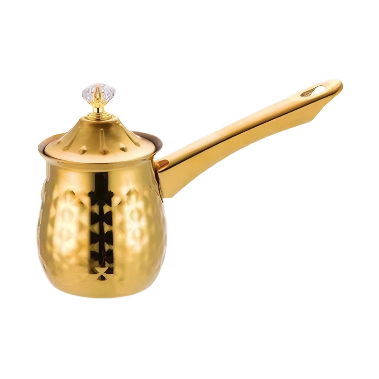 Турецкий горшок из нержавеющей стали горячая чашка для молока кофе ручка