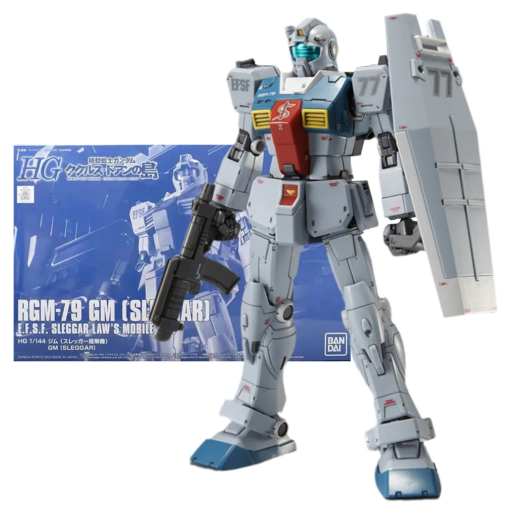 

Bandai Genuine Gundam Cucuruz Doan's Island Model Kit HG 1/144 RGM-79 GM (SLEGGAR) Collection Gunpla Anime Action Figure Toys