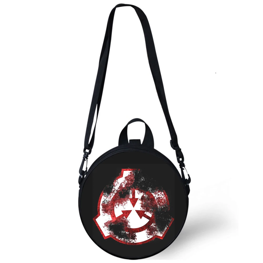 scp Special Containment Child kindergarten Bag 3D Print Crossbody Shoulder Bags For School Women Mini Round Bagpacks Rugtas Bag