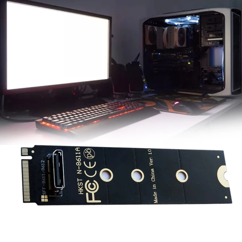 SSD-накопитель M.2 NVMe для SFF-8612 SFF-8611 Интерфейсы Разъем Адаптер-конвертер Карта H8WD