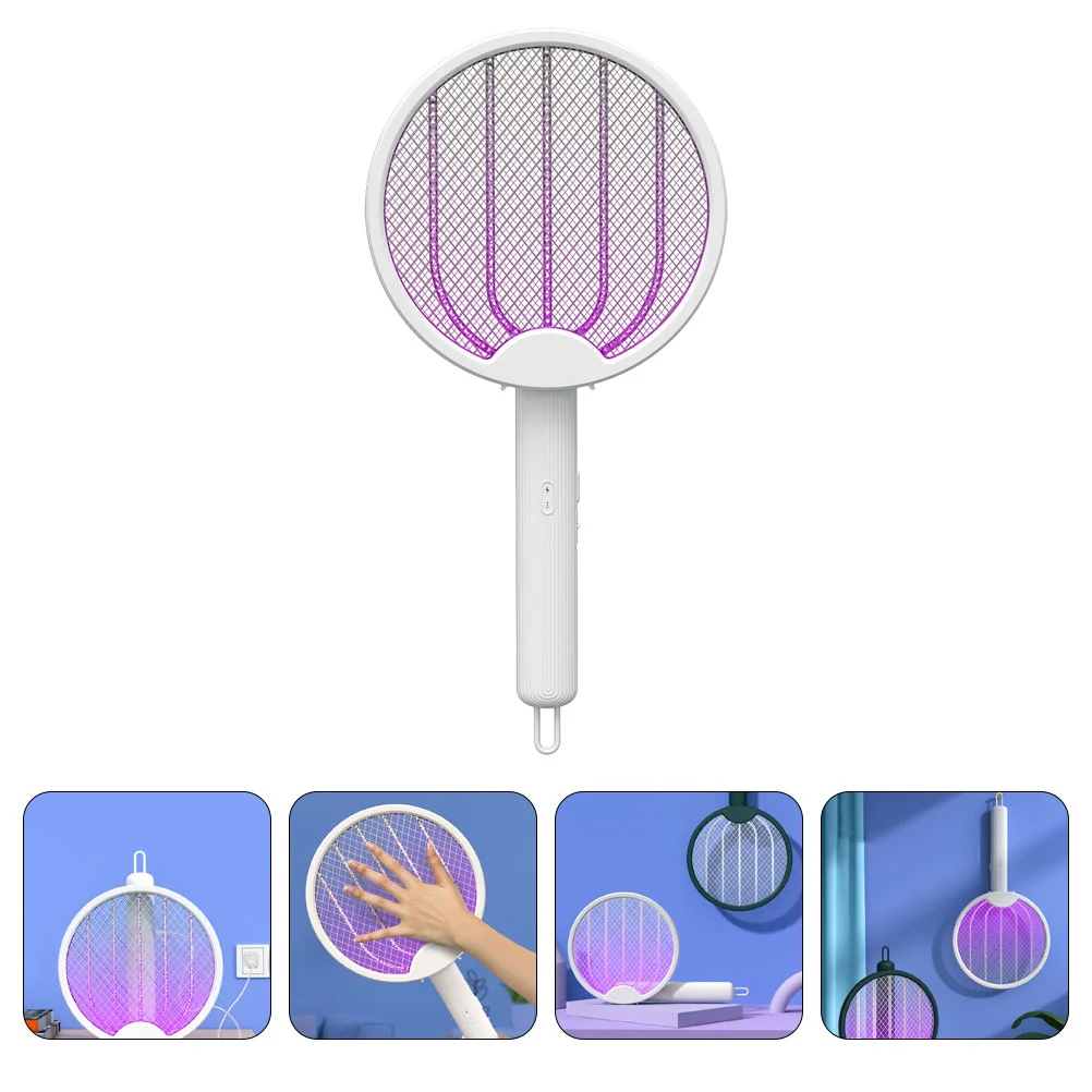 

1 Set of Household Folding Electric Mosquito Swatter Electric Fly Swatter Bug Zapper