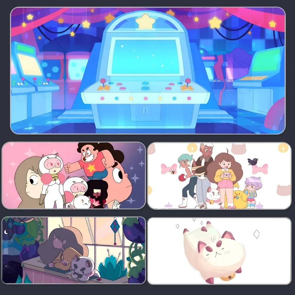 Коврик для мыши B-Bee и Puppycat большой игровой коврик утолщенный Настольный